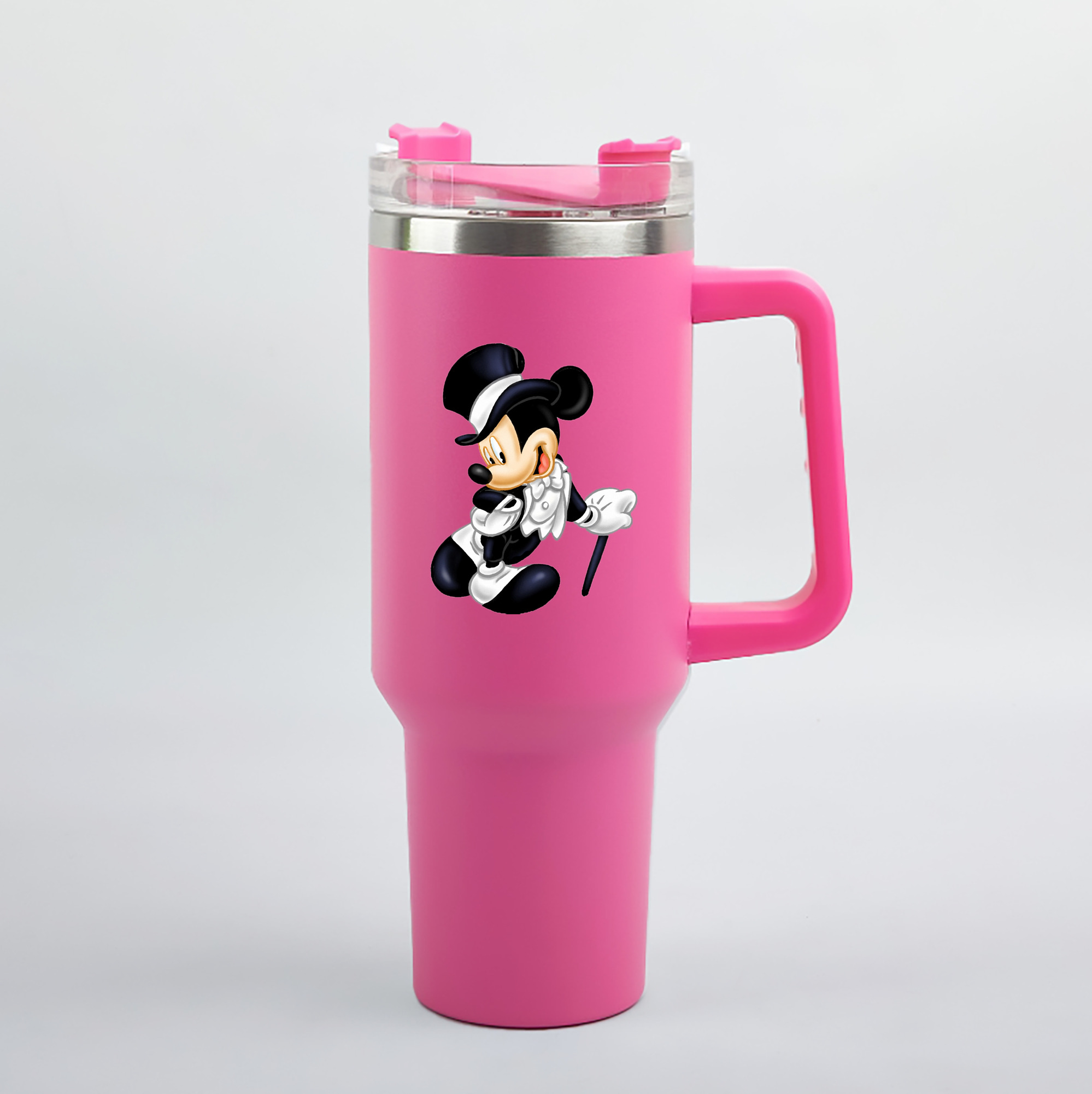 （画像用） ミッキーマウス Mickey Mouse 1200mL車用タンブラー（カラープリント）
